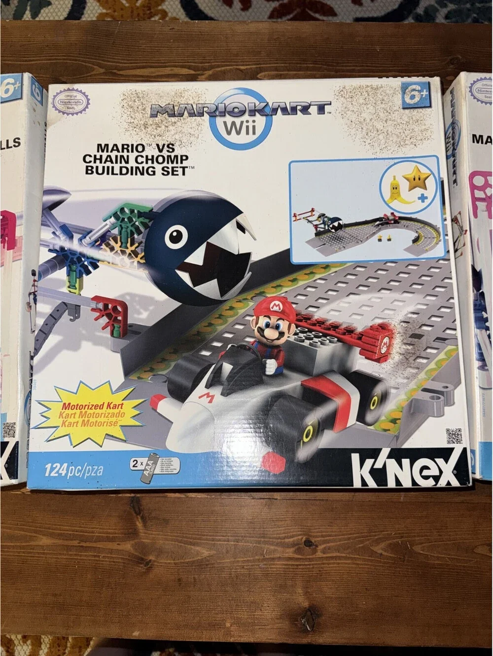 Knex Nintendo Mariokart Wii Mario Building Set FOR PARTS - OPEN BOX - SEE IMAGES